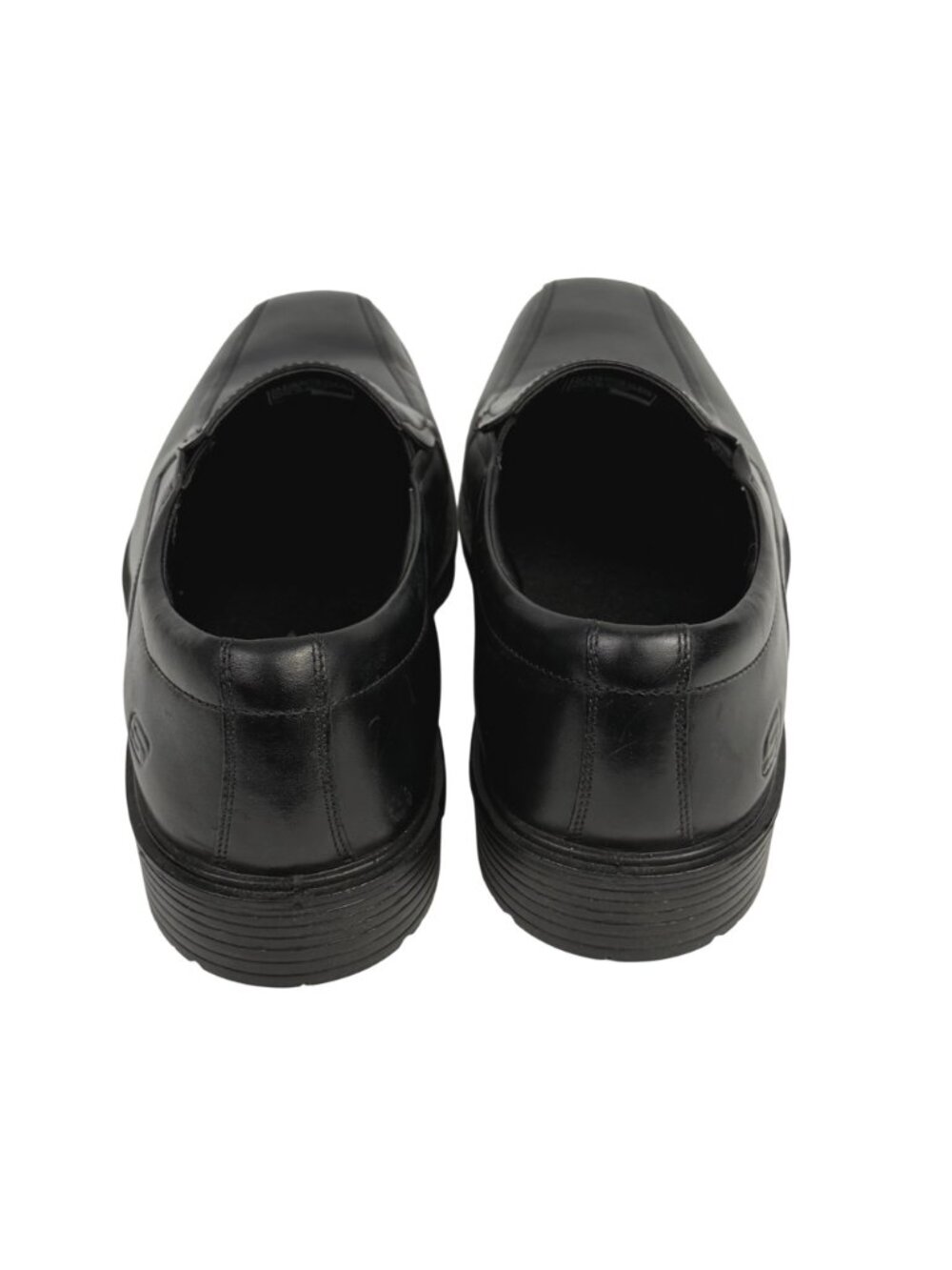 Skechers Miller Moriarty Men's Black Leather Slip-On Loafers Dress Shoes Size 13 - Picture 5 of 7